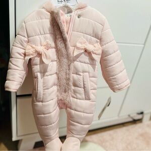 NWT Baby Girl Snowsuit 0-3 months